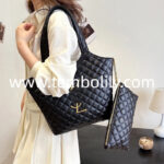 2025 New Fashion Rhomboid Women's Bag Large Capacity Mother and Mother Tote Bag Comfortable Portable Triangle Bag Shoulder Shopping Bag - Image 2