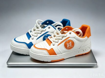Retro Color-Block Sneakers   Step into timeless street style with our new retro-inspired color-block sneakers. Crafted with premium smooth synthetic leather, this low-top design features contrasting color panels, thick rope laces, and a cushioned air-cushion sole for all-day comfort.   Vintage embossed logo details add a distinctive fashion touch. Available in multiple trendy colorways, unisex sizing, perfect for casual daily wear, campus looks and street styling. Elevate your everyday outfit with our signature modern-vintage aesthetic.
