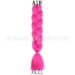 African Wig Jumbo Braid Twist Braids Colorful Dyed Large Braids Synthetic Fiber Gradient Color Large Loose Braids Dirty - Image 31