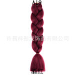 African Wig Jumbo Braid Twist Braids Colorful Dyed Large Braids Synthetic Fiber Gradient Color Large Loose Braids Dirty - Image 32