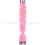 African Wig Jumbo Braid Twist Braids Colorful Dyed Large Braids Synthetic Fiber Gradient Color Large Loose Braids Dirty - Image 29