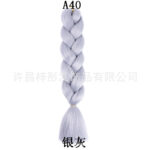 African Wig Jumbo Braid Twist Braids Colorful Dyed Large Braids Synthetic Fiber Gradient Color Large Loose Braids Dirty - Image 51