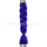 African Wig Jumbo Braid Twist Braids Colorful Dyed Large Braids Synthetic Fiber Gradient Color Large Loose Braids Dirty - Image 41