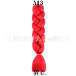 African Wig Jumbo Braid Twist Braids Colorful Dyed Large Braids Synthetic Fiber Gradient Color Large Loose Braids Dirty - Image 27