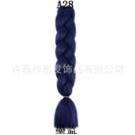 African Wig Jumbo Braid Twist Braids Colorful Dyed Large Braids Synthetic Fiber Gradient Color Large Loose Braids Dirty - Image 40