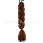 African Wig Jumbo Braid Twist Braids Colorful Dyed Large Braids Synthetic Fiber Gradient Color Large Loose Braids Dirty - Image 48