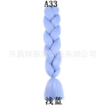 African Wig Jumbo Braid Twist Braids Colorful Dyed Large Braids Synthetic Fiber Gradient Color Large Loose Braids Dirty - Image 45