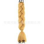 African Wig Jumbo Braid Twist Braids Colorful Dyed Large Braids Synthetic Fiber Gradient Color Large Loose Braids Dirty - Image 34