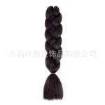 African Wig Jumbo Braid Twist Braids Colorful Dyed Large Braids Synthetic Fiber Gradient Color Large Loose Braids Dirty - Image 8