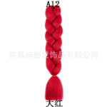 African Wig Jumbo Braid Twist Braids Colorful Dyed Large Braids Synthetic Fiber Gradient Color Large Loose Braids Dirty - Image 26