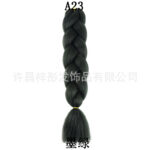 African Wig Jumbo Braid Twist Braids Colorful Dyed Large Braids Synthetic Fiber Gradient Color Large Loose Braids Dirty - Image 36
