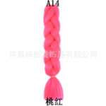 African Wig Jumbo Braid Twist Braids Colorful Dyed Large Braids Synthetic Fiber Gradient Color Large Loose Braids Dirty - Image 28
