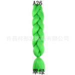 African Wig Jumbo Braid Twist Braids Colorful Dyed Large Braids Synthetic Fiber Gradient Color Large Loose Braids Dirty - Image 4
