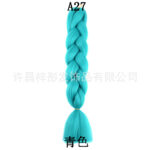African Wig Jumbo Braid Twist Braids Colorful Dyed Large Braids Synthetic Fiber Gradient Color Large Loose Braids Dirty - Image 39