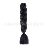 African Wig Jumbo Braid Twist Braids Colorful Dyed Large Braids Synthetic Fiber Gradient Color Large Loose Braids Dirty - Image 6