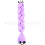 African Wig Jumbo Braid Twist Braids Colorful Dyed Large Braids Synthetic Fiber Gradient Color Large Loose Braids Dirty - Image 47