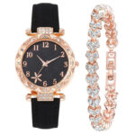 New TikTok Popular Women's Watch Fashion Personality Simple Watch Butterfly Digital Belt Watch suit - Image 34