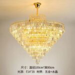 Modern Minimalist Crystal Chandelier, Warm and Romantic Bedroom Chandelier, Direct Sales from Zhongshan Lighting Manufacturer, Main Light for Living Room and Lobby - Image 12
