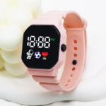 Cross-border Hot Selling C3-12 Spaceman LED Electronic Watch Square Digital Sports Student Key Electronic Watch - Image 11