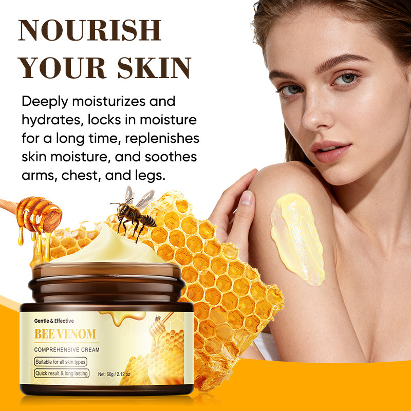 O1CN011wAdUU23VavxliZu1_3398777261-0-cib Cross-Border English Vitamin C Bee Venom Cream Skin Care Honey Cream Repair Moisturizing Firming Cream Foreign Trade Wholesale - Image 1