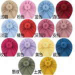 New European and American Baby Pullover Hat, Cute Pure Color Donut Kidsren's Hat, Summer Thin Baby Fetal Cap - Image 16