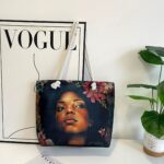 2025 Classic Outdoor Practical Versatile Retro Canvas Bag with Cartoon Print, Large Capacity Tote Beach Bag - Image 25