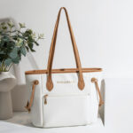 Classic Shopping Bag with Oil-Edged Edges, Large Tote Bag, Multi-Color Mommy Bag, Large Capacity Single-Shoulder Women's Bag - Image 4
