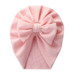 European and American New Baby Pure Color Pullover Hat with Bow Kidsren's Spring & Fall Indian Hat Snake Pattern Baby Boundless Hat - Image 12