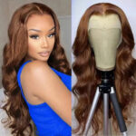 AliExpress new European and American women's large wave wig with long curly hair chemical fiber high temperature silk headgear in stock wholesale - Image 8