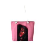 2025 Classic Outdoor Practical Versatile Retro Canvas Bag with Cartoon Print, Large Capacity Tote Beach Bag - Image 5