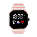 Cross-border Hot Selling C3-12 Spaceman LED Electronic Watch Square Digital Sports Student Key Electronic Watch - Image 4