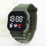 Cross-border Hot Selling C3-12 Spaceman LED Electronic Watch Square Digital Sports Student Key Electronic Watch - Image 10