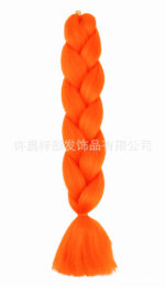 African Wig Jumbo Braid Twist Braids Colorful Dyed Large Braids Synthetic Fiber Gradient Color Large Loose Braids Dirty - Image 53
