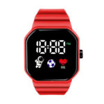 Cross-border Hot Selling C3-12 Spaceman LED Electronic Watch Square Digital Sports Student Key Electronic Watch - Image 3