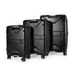 Wholesale Foreign Trade Three-Piece Luggage Set, Casual Travel Suitcase, Carry-On Suitcase with Universal Wheels and Combination Lock - Image 7