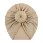 New European and American Baby Pullover Hat, Cute Pure Color Donut Kidsren's Hat, Summer Thin Baby Fetal Cap - Image 3