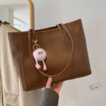 Stylish Commuter Handbag 2026 Spring/Summer New Versatile Korean-Style Shoulder Underarm Bag Elegant Tote Bag - Image 3
