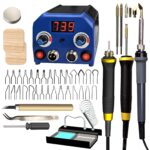 Peng Jia Wood Burning Pen Temperature Adjustment Professional Pyrography Machine Pyrography Tool Gourd Wood Board Hot Stamping Machine Pen Electric Iron - Image 5