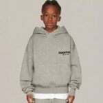 Essentials Children's Sweater Fog Fashion Brand Children's Wear Boys Autumn suit New Women's Long Sleeve fleece-lined Hoodie - Image 2