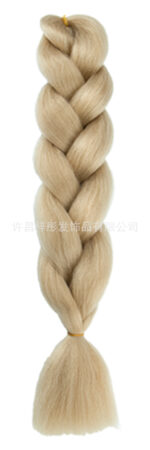 African Wig Jumbo Braid Twist Braids Colorful Dyed Large Braids Synthetic Fiber Gradient Color Large Loose Braids Dirty - Image 13