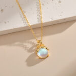 Titanium steel non-fading design necklace women non-fading summer clavicle chain simple versatile pendant fashion jewelry wholesale - Image 14