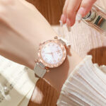 New TikTok Popular Women's Watch Fashion Personality Simple Watch Butterfly Digital Belt Watch suit - Image 4