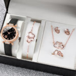 New TikTok Popular Women's Watch Fashion Personality Simple Watch Butterfly Digital Belt Watch suit - Image 15