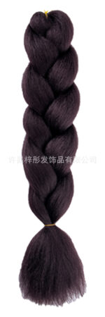 African Wig Jumbo Braid Twist Braids Colorful Dyed Large Braids Synthetic Fiber Gradient Color Large Loose Braids Dirty - Image 24