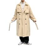 Jacket Men's Autumn and Winter 2024 New Windbreaker Men's Mid-Length Korean Style Trendyy Handsome British Style Top Jacket Trendy
