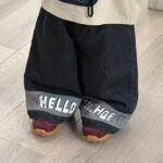 Boys' Spring and Autumn Children's 2025 Trendy Clothes Stylish Pullover Sweatshirt Baby Handsome Jeans Two-Piece Set - Image 6