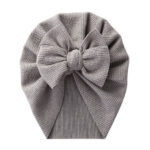 European and American New Baby Pure Color Pullover Hat with Bow Kidsren's Spring & Fall Indian Hat Snake Pattern Baby Boundless Hat - Image 11