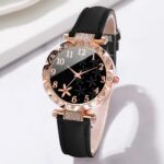 New TikTok Popular Women's Watch Fashion Personality Simple Watch Butterfly Digital Belt Watch suit - Image 2