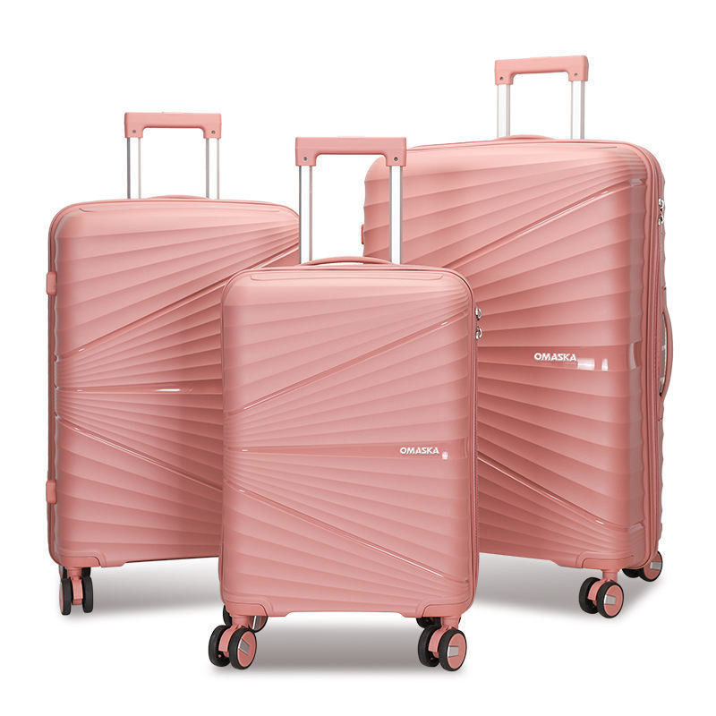 O1CN01GTZD7F1p050jAz6PE_2218427085297-0-cib Customized fashion travel trolley case 20 inch boarding case silent universal wheel luggage PP trolley case hard shell case - Image 1