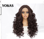 Cross-Border Manufacturer Direct Shipment in Stock 24inch Women's Celebrity Style Thick Long Curly Lace Glue-Free Synthetic Wig Set - Image 6